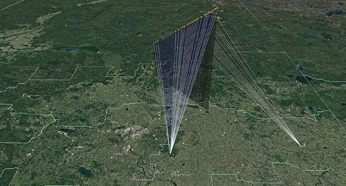 observation station comet fireball trajectory