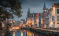 Ghent, Belgium, a museum of early Flemish architecture Ghent, Belgium, a museum of early Flemish architecture