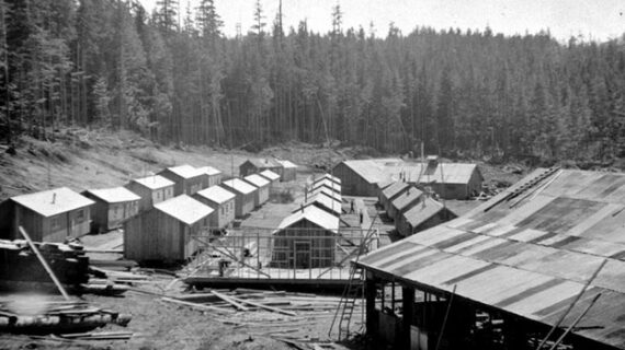 Juskatla logging camp rough intro to world of work