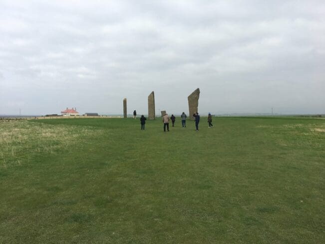 The Standing Stones of Stenness on Mainland, Orkney Islands