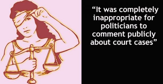 Crossing the hard line between the judiciary and politics Crossing the hard line between the judiciary and politics