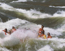 Whitewater runs in the veins at Kumsheen Rafting Resort Whitewater runs in the veins at Kumsheen Rafting Resort