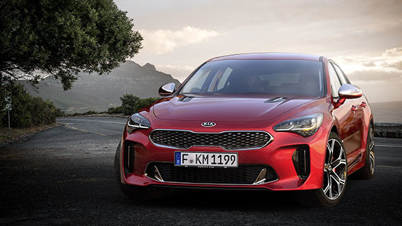 Kia Stinger Sexy Stinger takes it to the German touring sedans