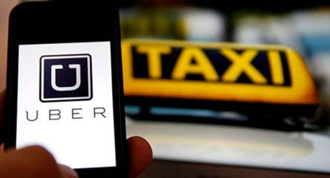 Uber displacing taxi service
