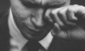 Man crying, depressed Five things to do when your business is in trouble