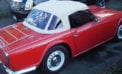 TR4A red car The eBay car lot offers plenty of vehicles, but beware shipping costs