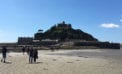 Onwards to St. Michael’s Mount, across fields and marsh Onwards to St. Michael’s Mount, across fields and marsh