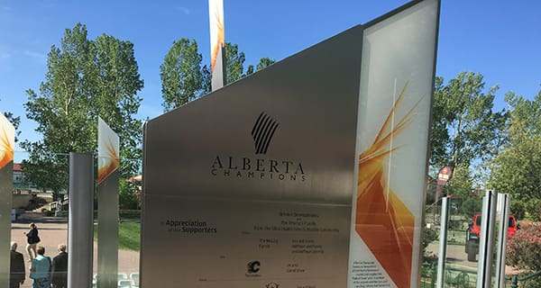 Monument at Spruce Meadows honours Alberta leaders Monument at Spruce Meadows honours Alberta leaders