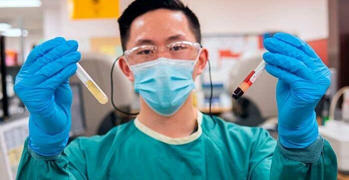 Lab technologist New lab-developed procedure improves treatment for fire victims