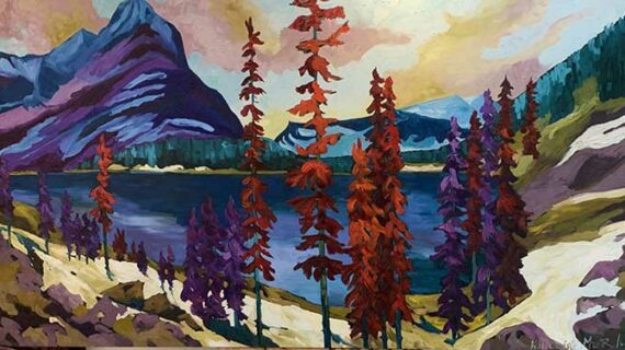 Splendour-Mt.-robson-berg-lake-BC-oil-painting art ConnecTour Chronicles: Traumatic accident led former nurse to artistic success