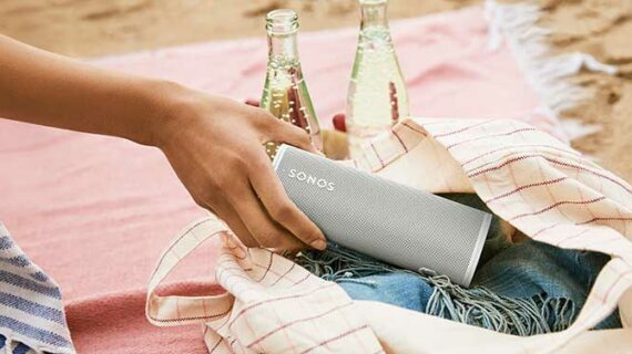 Sonos Speaker Sonos Roam gives you smart speaker features at home or away