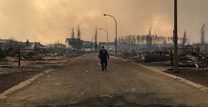 Fort Mac wildfire smoke exposure affected RCMP officers’ lung function
