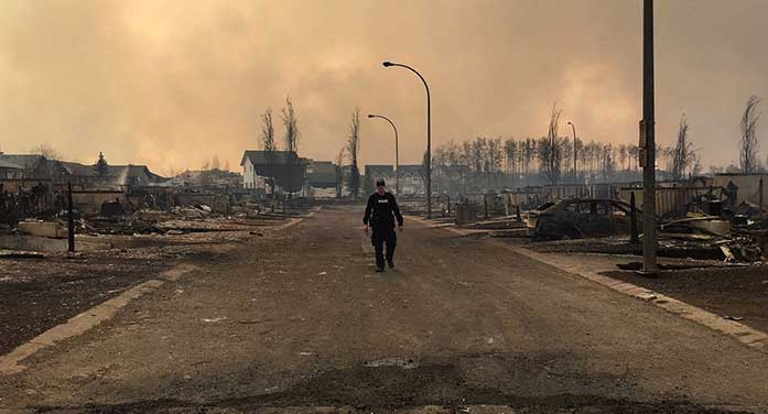 rcmp Fort McMurray wildfires emergency response