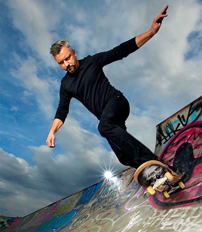Kristian Basaraba skateboarding